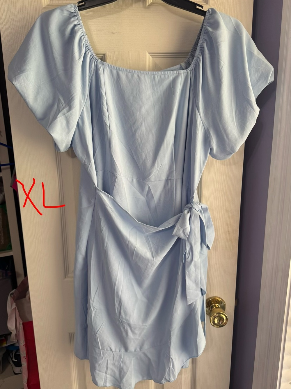 Blue dress
